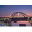Art sur toile tendue par Flaherty, Dennis Gallery: Arkansas, Ozark Ozark Bridge over Arkansas River-634186621