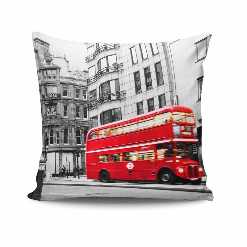 Coussin décoratif, 17,0 x 17,0 pouces, 50% coton / 50% polyester, lavable à la machine, repassable, rembourrage en silicone, fermeture à glissière dissimulée | Coussin décoratif doux et élégant pour le salon, la chambre à coucher et le bureau
