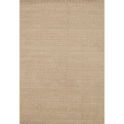 Atos Wool Area Rug in Beige