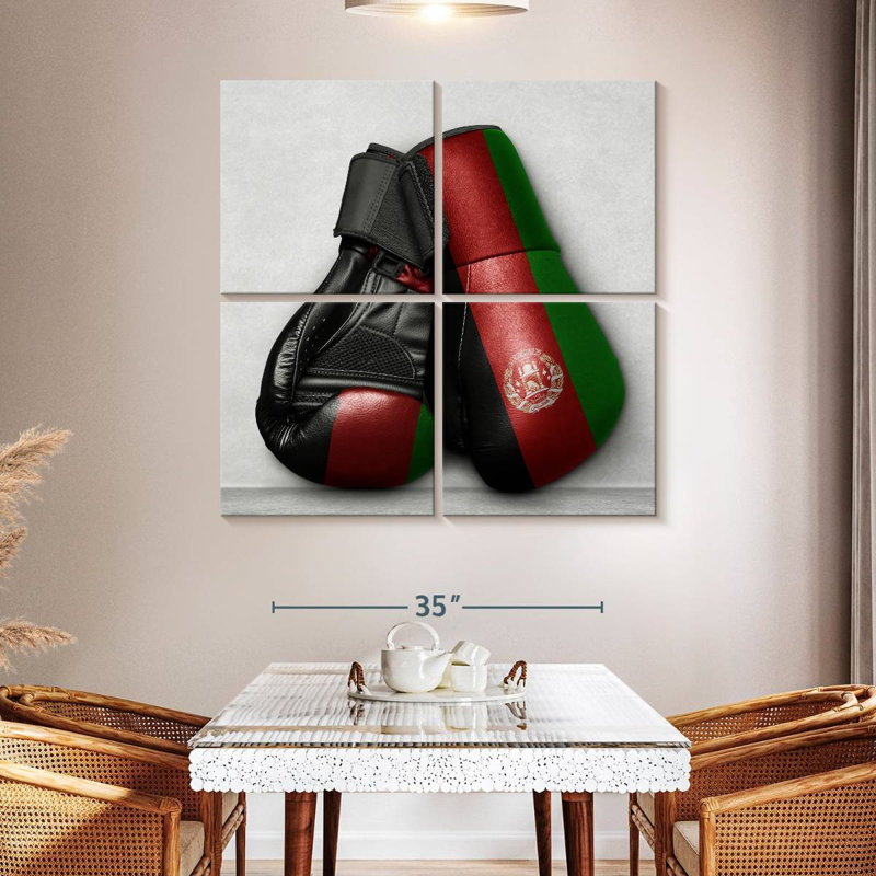 Sireci Afghan Boxing Gloves, 45" H x 45" W