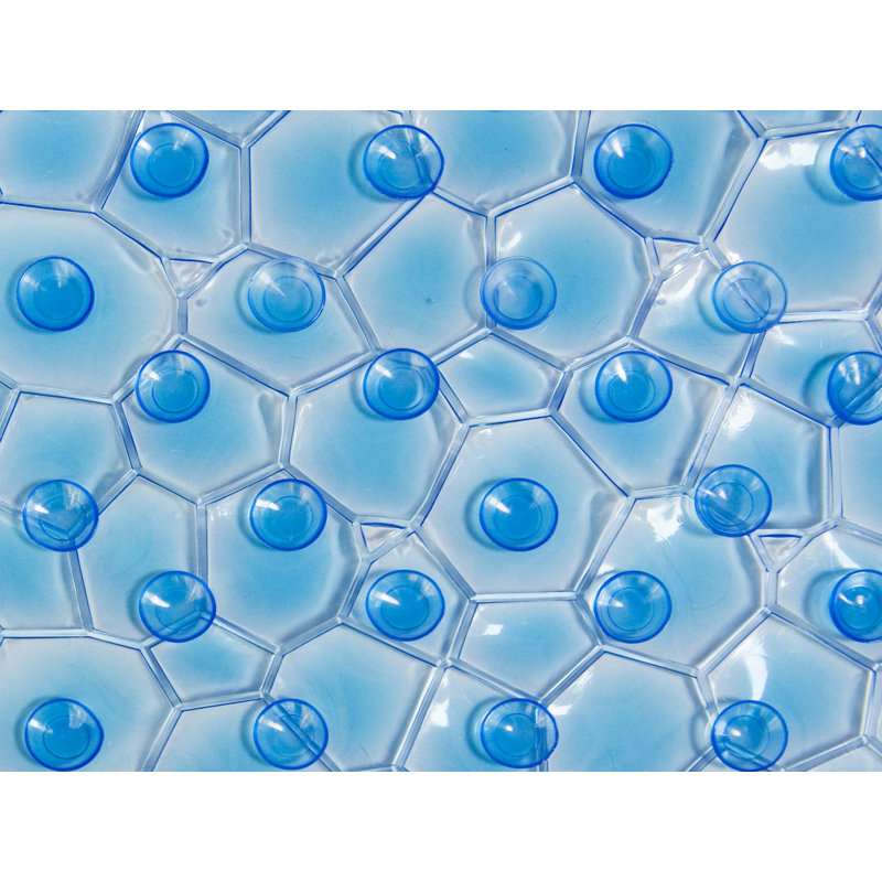 Tafolla Plastic / Acrylic Shower Mat, Blue