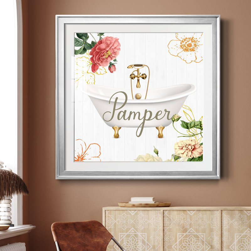 Pamper - cadre photo, impression sur papier, H 26,5 po x l 26,5 po x P 1,5 po, Cadre argenté