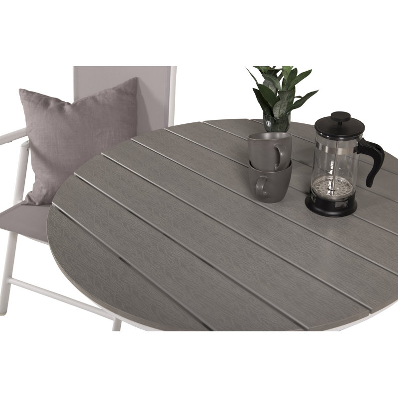 Navya 2 - Person Patio Dining Set with Round Table