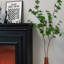 Black Manufactured Wood Electric Fireplace-1915840993