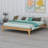 Bamboo Wood Platform Bed Frame-90604412