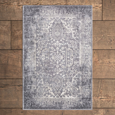 Tapis oriental gris / ivoire Alexander