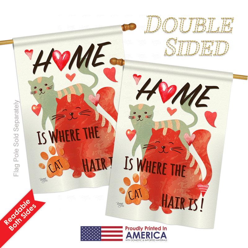 Double Sided Polyester Animal, 18.5" H x 13" W