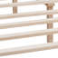 Lit capitonné en velours avec conception à oreilles - Support à lattes en bois robuste - Assemblage facile - Lit plateforme