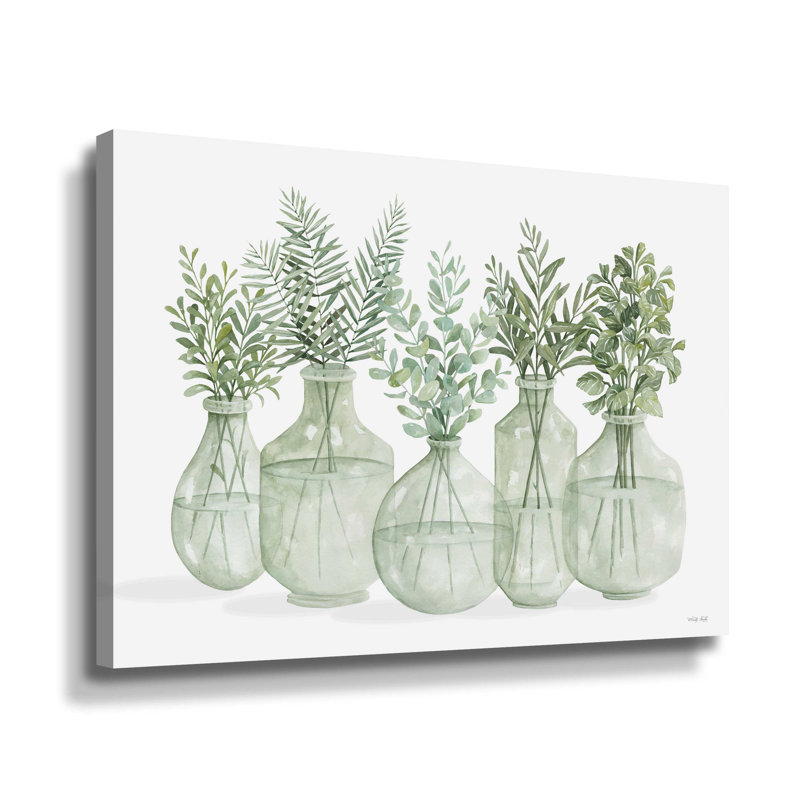 Simply Sage I Gallery, Toile tendue, H 18 po x l 24 po x P 2 po
