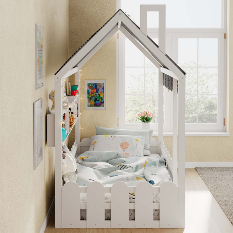 Lit pour enfant Montessori, Blanc