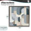 Cadre flottant Bauhaus Blue Curves, design par Annabelle Hall-1167500467-1167500462