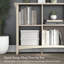 Organisateur 6 cubes - blanc antique