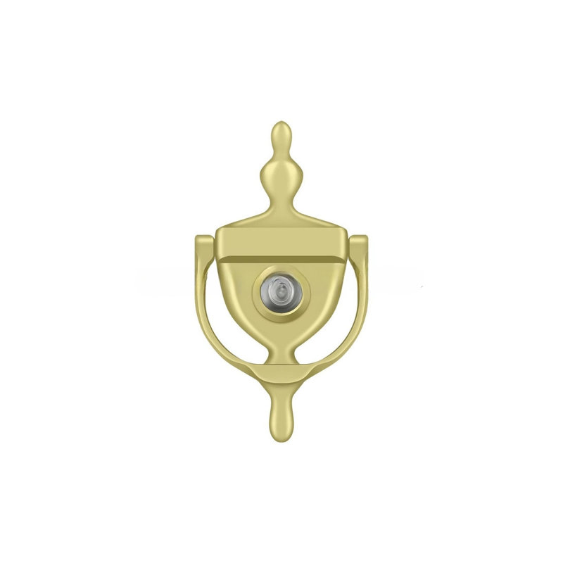 Door Knocker, Polished Brass