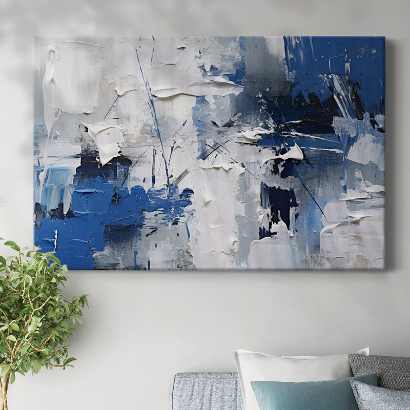 Série de paysages abstraits Cxxxvi, H 12 po x l 18 po