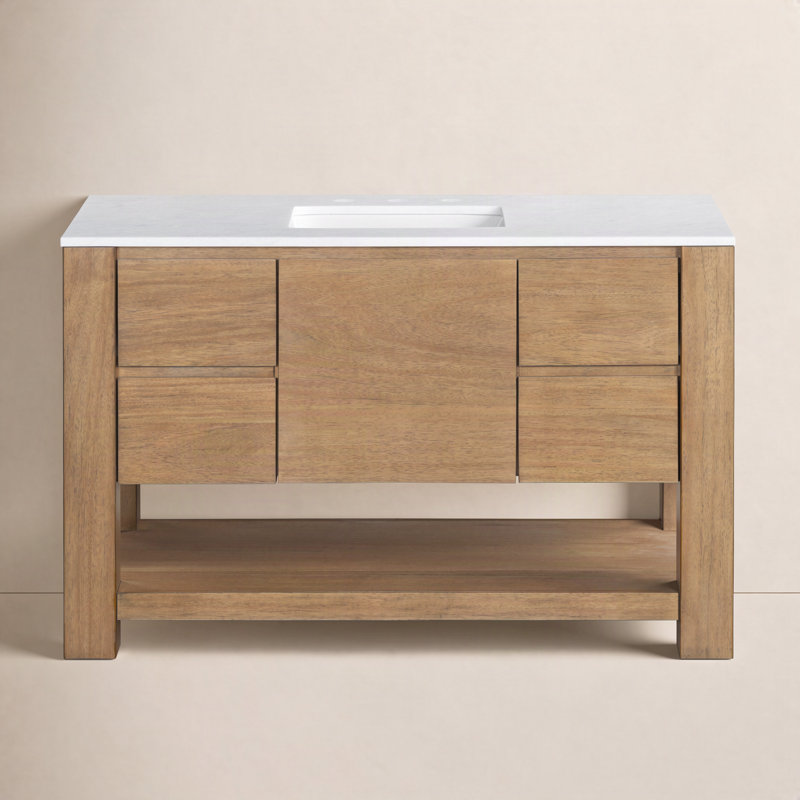 Grayton Bertino Single Sink Bathroom Vanity, 48"