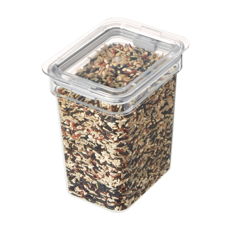 Petit bac de rangement pour produits secs iDesign, la collection iD Fresh, bac transparent
