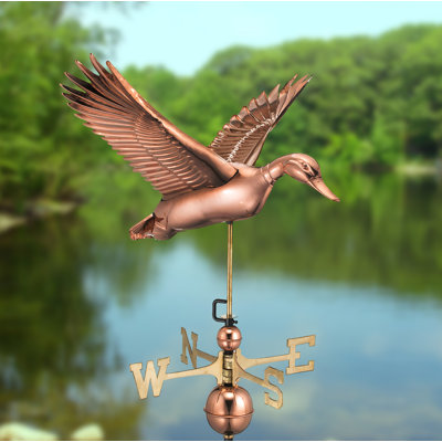 Fliegende Ente Wetterfahne Broomsedge