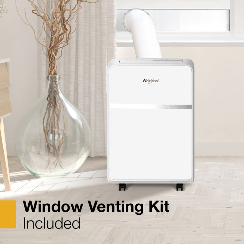 Whirlpool 13000 BTU White Portable Air Conditioner with Remote