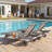 80" Ergonomic All-Weather Wicker Chaise Lounge Set With Pull-Out Side Table & Wheels (Set Of 2)-934517807