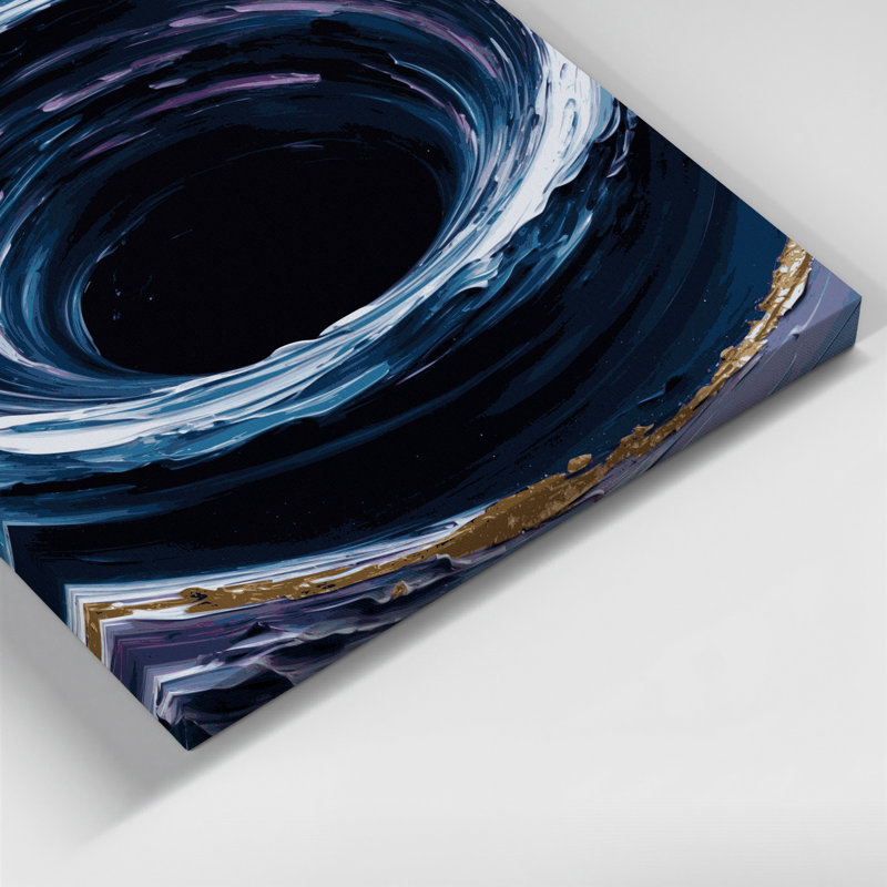Art mural sur toile gris, H 16 po x l 16 po