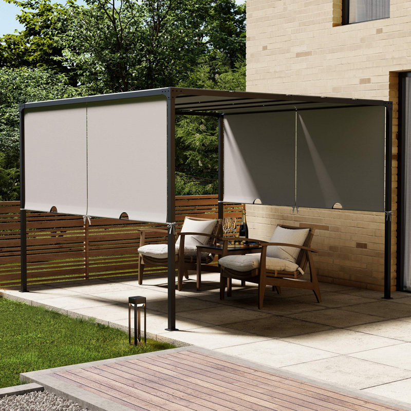 Dual Roof Sliding Pergola 3x3m