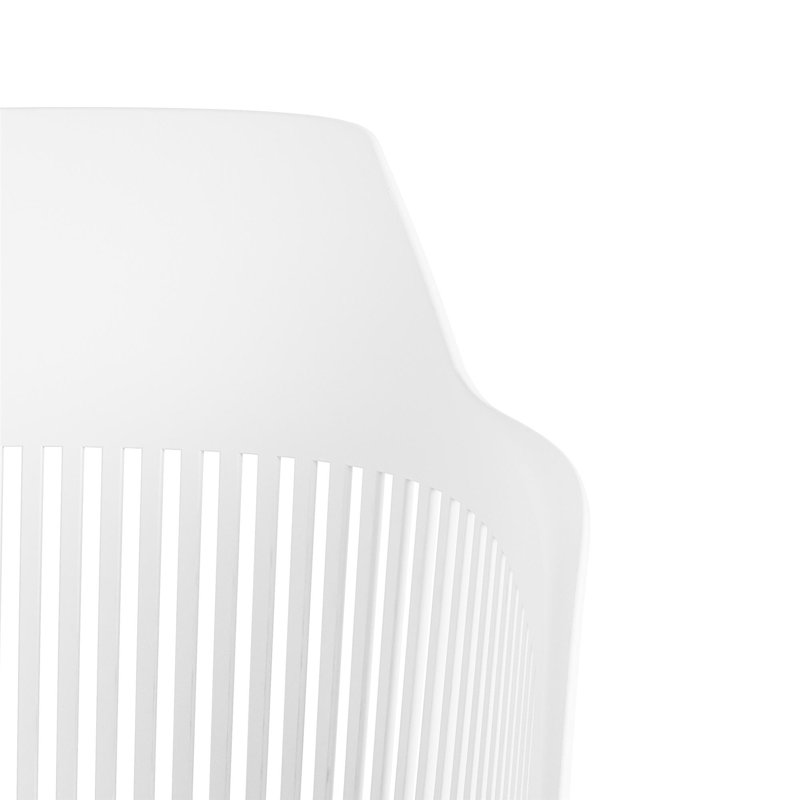 Outdoor Patio Dining Armchair, White