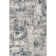 Lucian Abstract Machine Washable Runner Rug for Living Room Bedroom Dining Room Entryway Hallway Kitchen, Blue Grey/Ivory