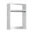 Devi White Wall Mounted Wood Closet System-926516771