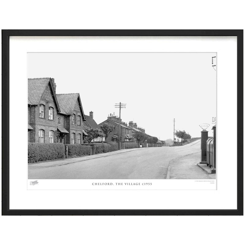 Chelford, the Village C1955 1 Piece Single Picture Frame Wall Art, 45cm H x 60cm W x 2.3cm D