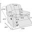 Fauteuil inclinable 1 pièce Motion