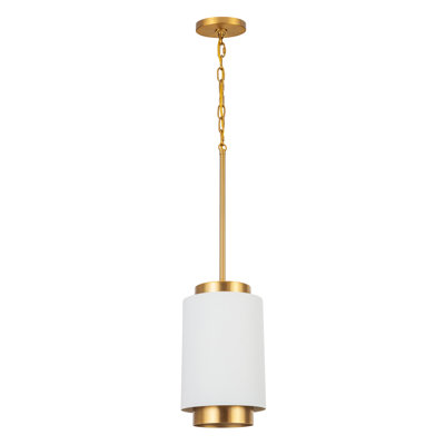 Luminaire suspendu cylindrique 1 lumière Ingrid