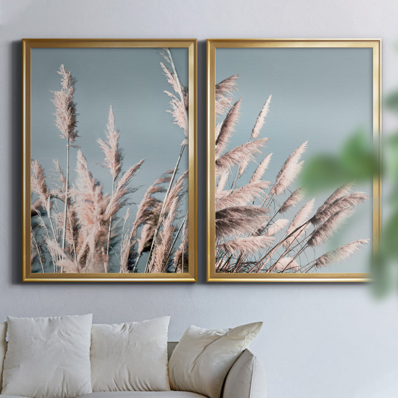 Danita Delimont - ensemble de 2 reproductions de photos, H 22,5 po x l 61 po x P 1,5 po, Toile encadrée dorée, Pas de tapis