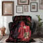 Atmosphere dorée enchantée - couverture en sherpa de qualité supérieure 1 pièce - reproduction d'art luxueuse-97621108
