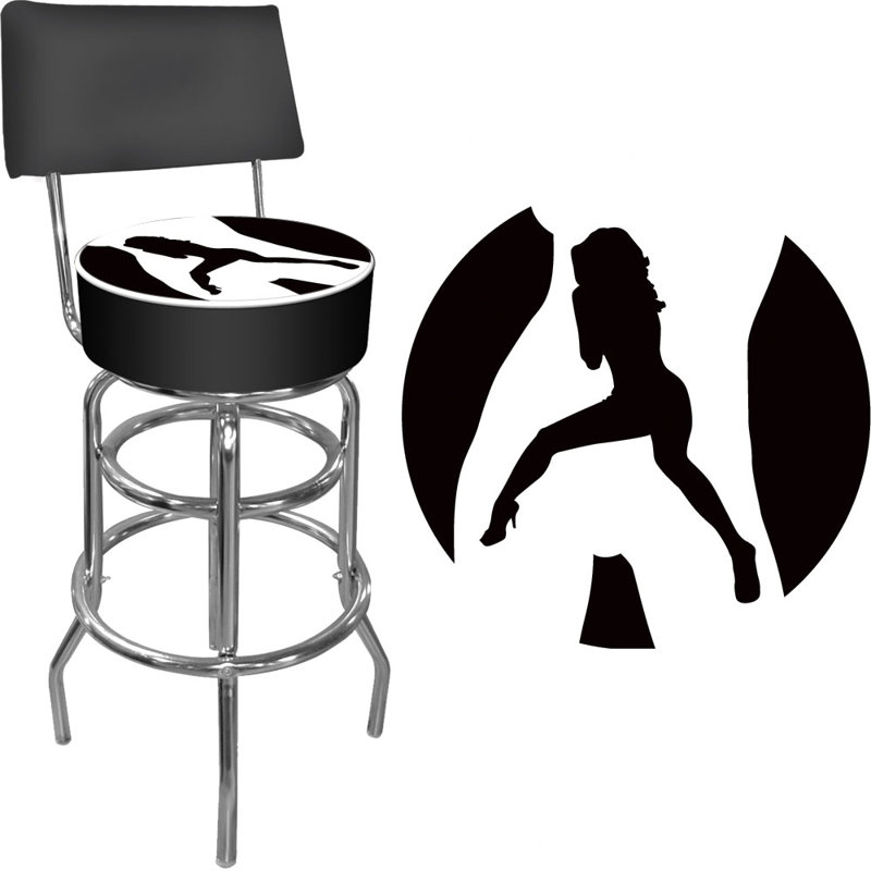 Swivel Upholstered Counter Stool