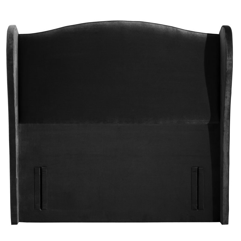 Felicity Upholstered Headboard, Small Double (4'), Black