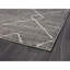 Tapis blanc / gris en polyester tissé à la machine Jumanne-653278633