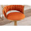 Ensemble de 2 tabourets de bar pivotants en velours noir (ensemble de 2)-1386445490-1397216875
