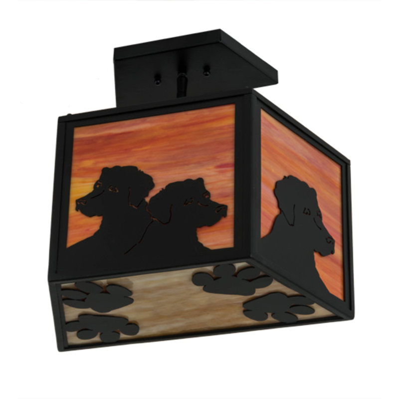 Personalized 2 - Light Semi Flush Mount