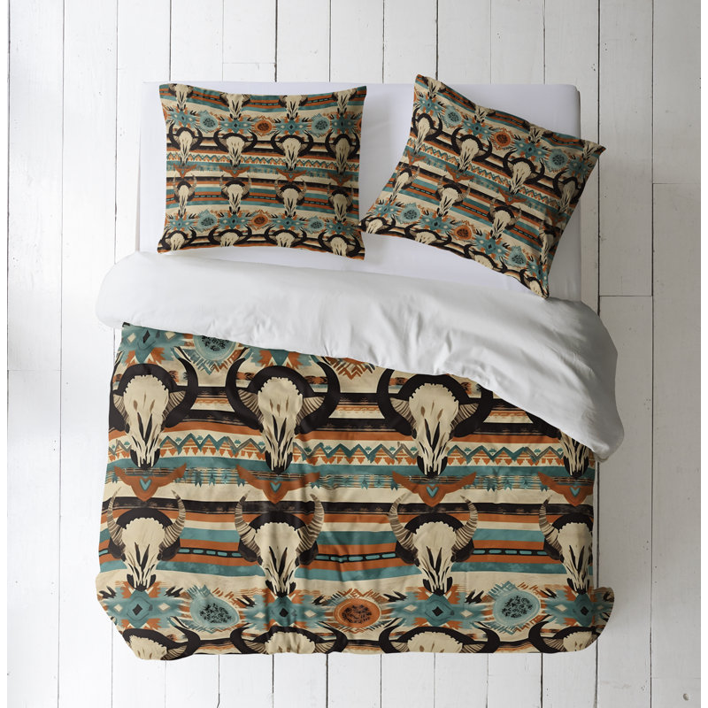 Modern & Contemporary Polyester Duvet Cover, King Duvet Cover + 2 King Shams