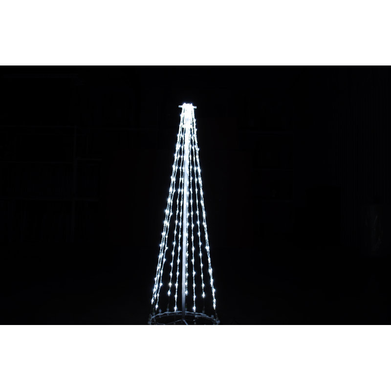 Arbre à DEL 3-D (1615-P), Blanc, H 96 po x l 45 po x P 30 po