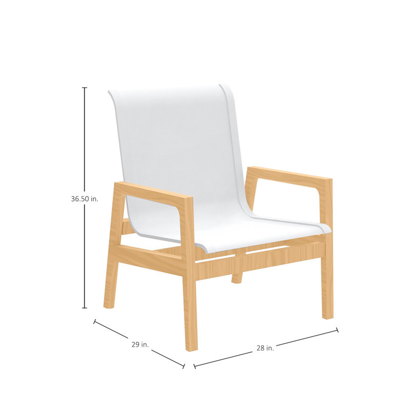 Seashore 30" H Patio Chair, Natural