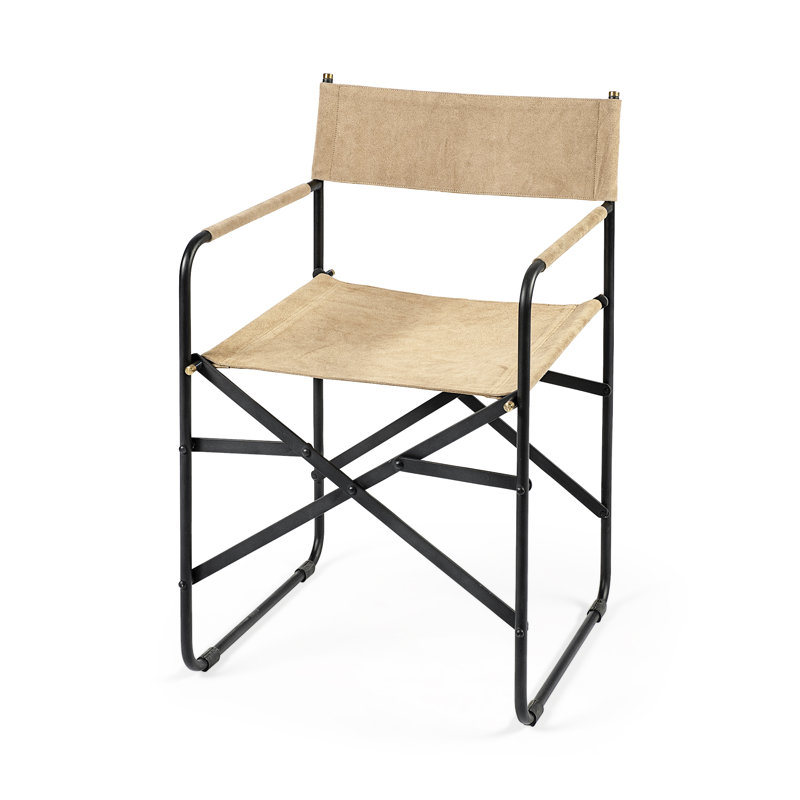 Fauteuil rembourré Sambac, Brun clair