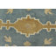 Tapis unique bleu de 7 pi 11 po