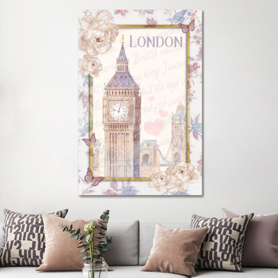 London Town by Claudia McKinney - Gallery-Wrapped Canvas Giclée on Canvas