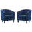 Streitmann Channel Tufted Velvet Armchair-1830525980