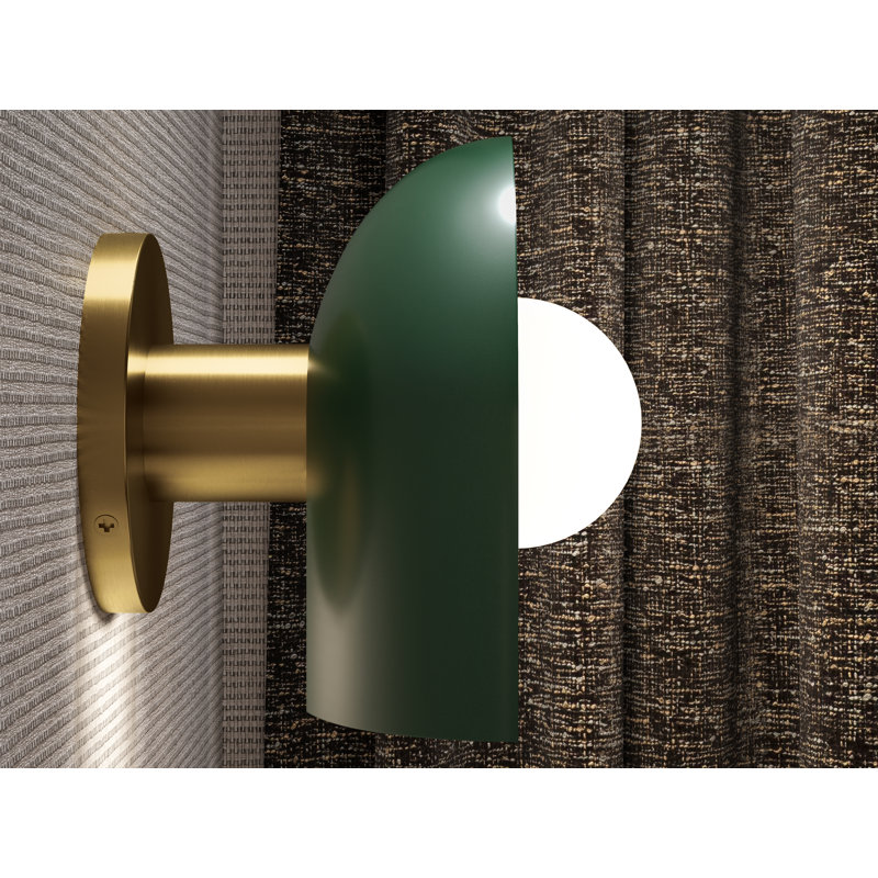 Jabot One-Light Sconce, Green