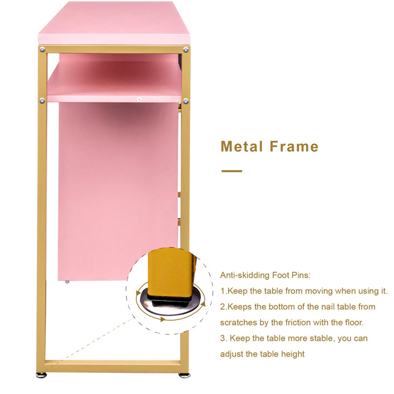 Computer Desk Pink