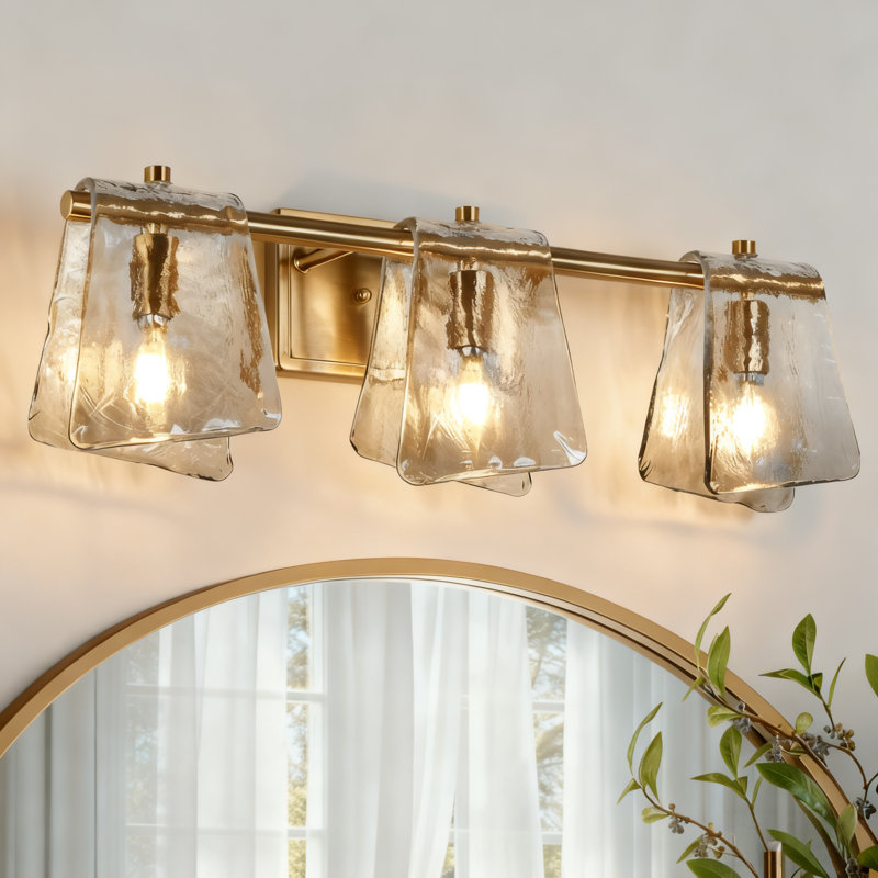 Éclairage pour meuble-lavabo à intensité variable 3 lumières l 23,6 po Elisabette