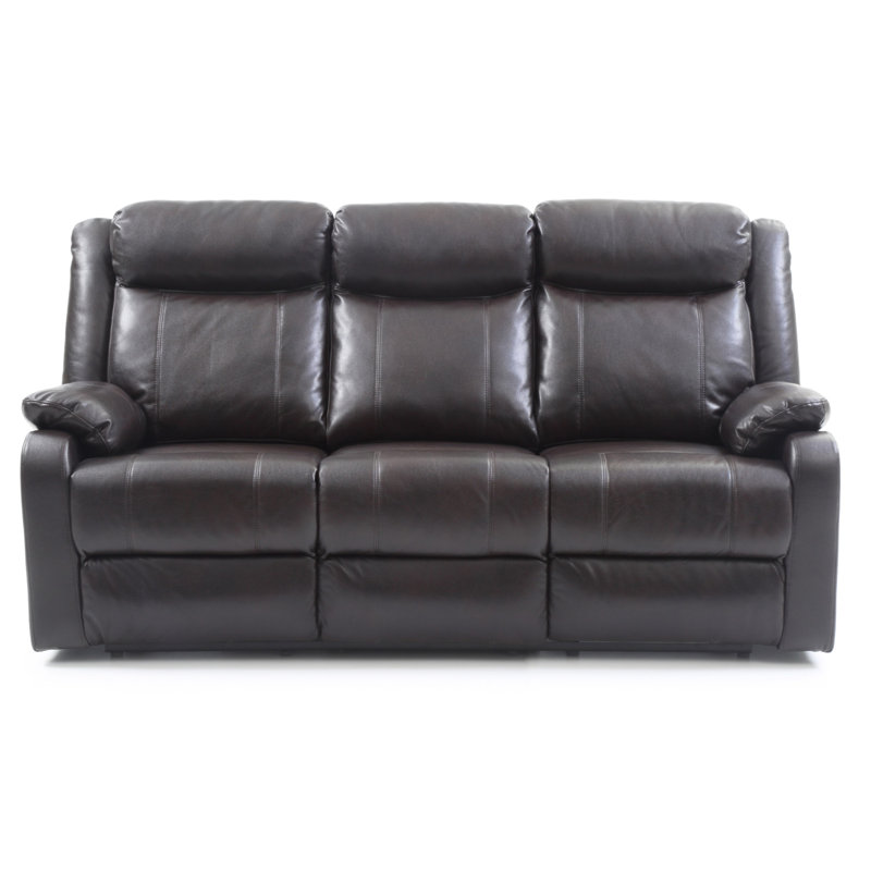 Canapé inclinable double Glory Furniture Ward G760A-RS, Marron foncé