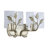 Floriant 2-Light Vanity Light with Hammered Water Glass-357638399